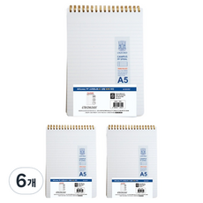 OXFORD Milkyway PP 線圈筆記本 A5 上翻式 80張 橫線, 混合色, 6個