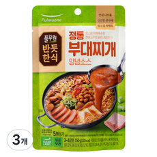 반듯한식 풀무원 정통 부대찌개 양념, 3개, 150g