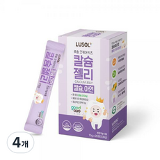 루솔 굿케어키즈 칼슘젤리 20p, 300g, 4개