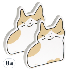 아이코닉 두들 메모지, 01 Cheese, 8개, 60매