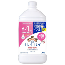 LION 獅王 趣淨 泡沫洗手慕斯補充瓶 柑橘香, 800ml, 1瓶