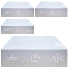 德利生活 懶人抽取式抹布 灰色, 20條, 4盒