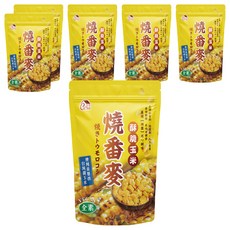 CACHA 卡恰 燒番麥酥脆玉米, 6包, 70g, 台灣非基改玉米, 全素