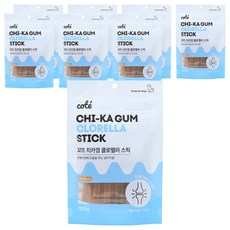 꼬뜨 강아지 치카껌 스틱, 클로렐라, 100g, 8개