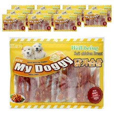 마이도기 강아지 건조간식, 건식꽈배기, 300g, 12개