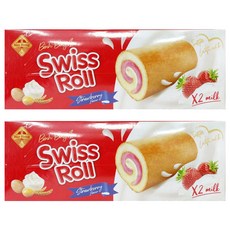 雅達利草莓味瑞士捲, 240g, 2盒