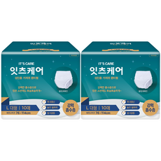잇츠케어 男女通用成人紙尿褲 褲型, 2個, 10入, 大型
