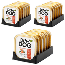 닥터독 강아지 피부모질 간식 캔, 연어, 100g, 18개