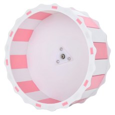 毛小孩星球 YEE倉鼠籠輪子 21cm, 粉白色, 1個