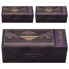 Lococ Crisps黑芝麻風味脆餅, 3盒, 150g