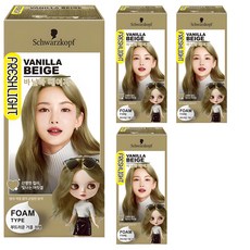 FRESHLIGHT 富麗絲 FRESHLIGHT泡泡染髮劑, 香草米色, 4盒