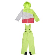 F-LEADER 兒童用 Reverlead 吊帶滑雪服上下套裝