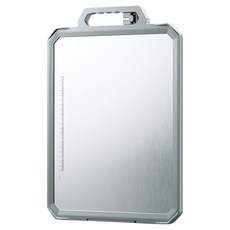 316不鏽鋼 防霉砧板雙面用 加厚, 銀色 + 灰色, 1個