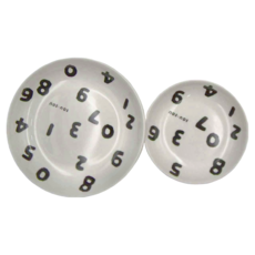 SOU SOU 陶瓷盤組 大盤直徑約20.3cm 小盤直徑約15.3cm, 1組, 大盤 + 小盤