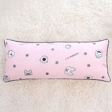 Pororo圓點印花枕套, 粉色