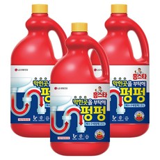 홈스타 막힌곳을 부탁해 펑펑 배수구 세정제, 2L, 3개
