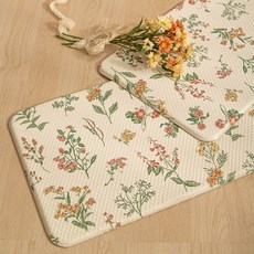 DECOVIEW Plen Flower雙面緩衝廚房地墊, 混合色, 1個