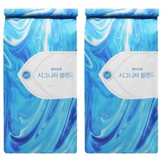 Waveon Coffee 中深烘焙香醇綜合咖啡豆, 無研磨咖啡豆, 1kg, 2包