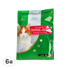 Royal cat 皇家貓砂, 10L, 綠草香, 6袋