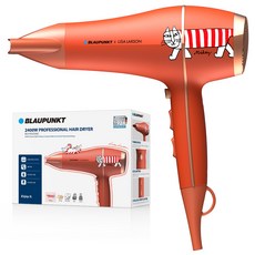 BLAUPUNKT 德國藍寶 Lisa Larson 聯名款 超高功率專業級吹風機 BLP-HD2500C 2400W, 橘色