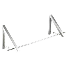 隱形折疊曬衣架 簡易安裝 方便, 雪白銀, 1組