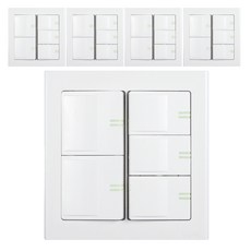 ILSHIN ELECTRIC 寬版 SW 5開單切開關, 5個