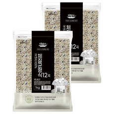 더담은 100% 국산 체질균형식 12곡, 1kg, 2개