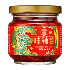 KIMLAN 金蘭 哇辣醬 香蒜風味 台灣特製辣味, 175g, 1罐