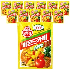 OTTOGI 不倒翁 佛蒙特咖哩調理包 原味, 100g, 12包
