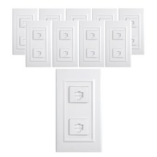 ILSHIN ELECTRIC 電源插座電話通訊 8P + 8P, 10個