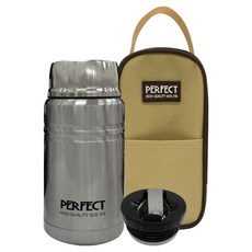 PERFECT 理想 極緻316 真空燜燒罐 附提袋, 不銹鋼, 750ml, 1個