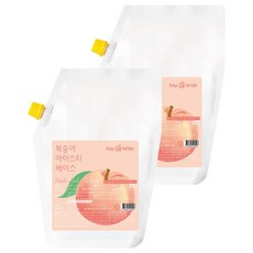 서울팩토리 복숭아 아이스티 베이스, 2kg, 2개