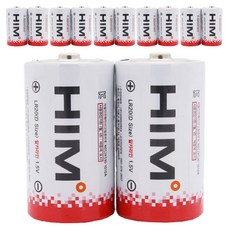 HIM 鹼性C型電池, 1入, 12個