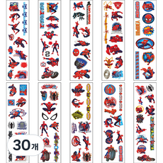 我和蜘蛛俠紋身貼紙, 30個, 隨機出貨