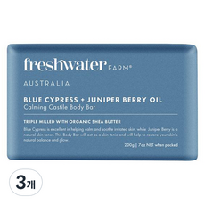 프레쉬워터팜 블루 사이프러스 주니퍼 바디바, 200g, 3개