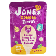 JANE's CONGEE 真的粥 雞肉紫米粥, 150g, 1包