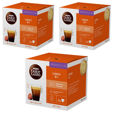 돌체구스토 네스카페 룽고, 6.5g, 12개입, 3개