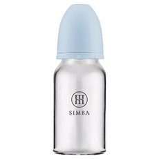 Simba 小獅王辛巴 蘊蜜質金玻璃標準防脹氣奶瓶 新生專用, 晨藍, 120ml, 1瓶