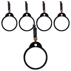 MEO 40대부터 80대 맞춤형 목걸이 돋보기 블랙 2.50D, 5개