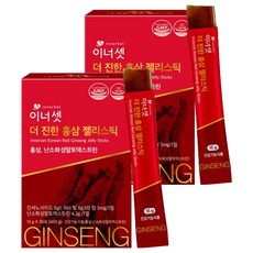 InnerSet 紅蔘果凍條 30條入, 450g, 2盒
