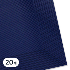 Inp 3D壓花高級包裝紙 58 x 58 cm, 20個, 寶藍色