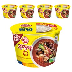 오뚜기 컵밥 증량 진짬뽕밥, 217.5g, 5개