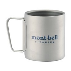 mont-bell TITANIUM CUP 斷熱鈦杯 300ml, 灰色, 1個