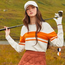 Volvik Apparel 女款高爾夫麻花撞色針織衫 VLKTN901