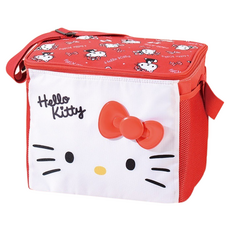 收納王妃 Hello Kitty 立體側背保冷袋 30 x 26 x 22cm 紅色, 1個