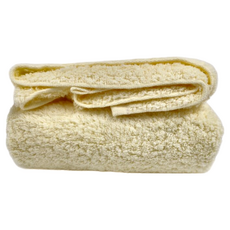 OBORO 津 5倍吸水抗臭專髮擦髮巾 - 100%棉 日本製造, 鵝黃色, 1條