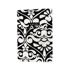 Ah Goo Baby 多用途收納包 - 防水內裡 可容納多片尿布及濕巾, 26 x 17.5cm, 奧黛莉黑