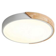 Honey Comb 北歐馬卡龍 LED 25W 遙控調光調色臥室吸頂燈 V1717C25 25 x 5cm, 白色