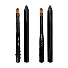 Lumina 露蜜 A14附蓋唇刷, 2支, 黑色/無香味