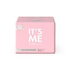It's Me Pure & Fit 純棉衛生棉 中型, 12片, 1包
